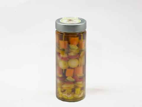 Spiedini di giardiniera in olio d'oliva 250 g