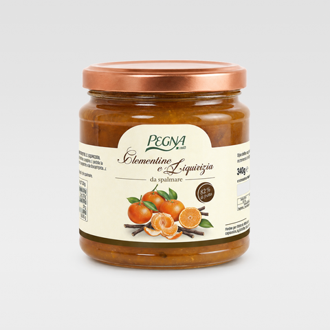 Clementine E Liquirizia Da Spalmare 340G Pegna